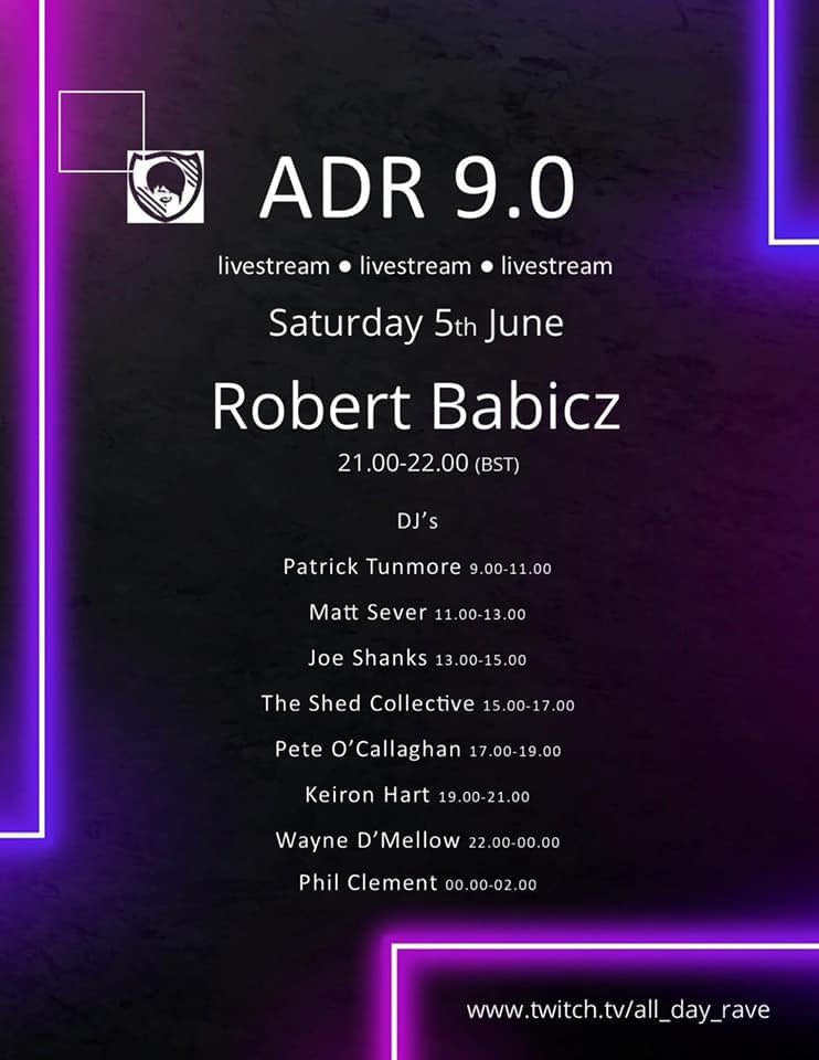 HamilManfred's tweet photo. Had a lot of fun doing my ADR9.0 set a little while ago and Pete has just smashed it out the park for the last two hours, get on it ! #ADR9 https://t.co/ehScQleUbE https://t.co/2h7wPQrFh7