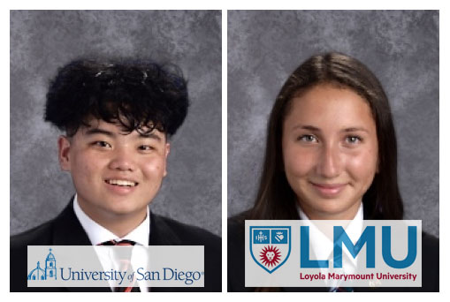🇺🇸🇺🇸 USA Bound! 🇺🇸🇺🇸 ...or better yet, "California Dreaming!" Congratulations to Chris, who will pursue the Interdisciplinary Humanities major at University of San Diego, and Moselle, who plans to major in pre-law psychology at Loyola Marymount in Los Angeles!