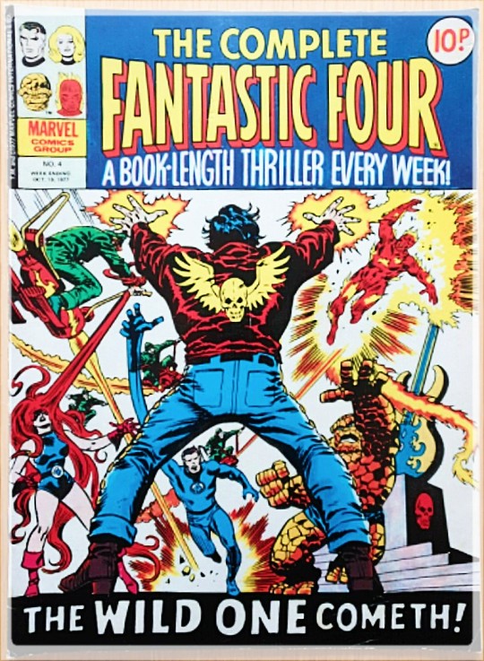 ComicCrusaders's tweet photo. Cover comparison; The Fantastic Four #136_July 1973/ The Complete Fantastic Four #4_Oct 19th 1977_John Buscema pencils; Frank Giacoia inks #comicart https://t.co/U0i45ZnYqk