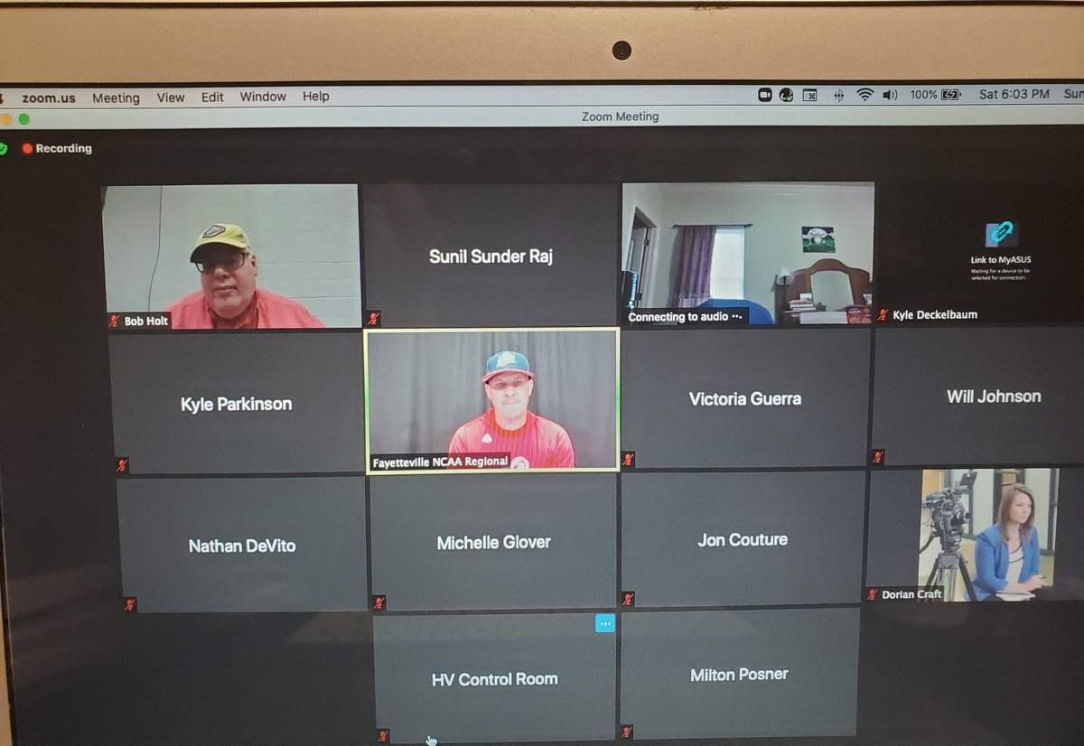 SunilSportsNews's tweet photo. Felt great participating in @Zoom post-game press conference today with @NJTechBaseball head coach #RobbieMcClellan & starting pitcher #RyanFischer @JSNSPORTINGNEWS 🙂👍🙌🙏💯⚾️ https://t.co/ZLzQl7uVCy