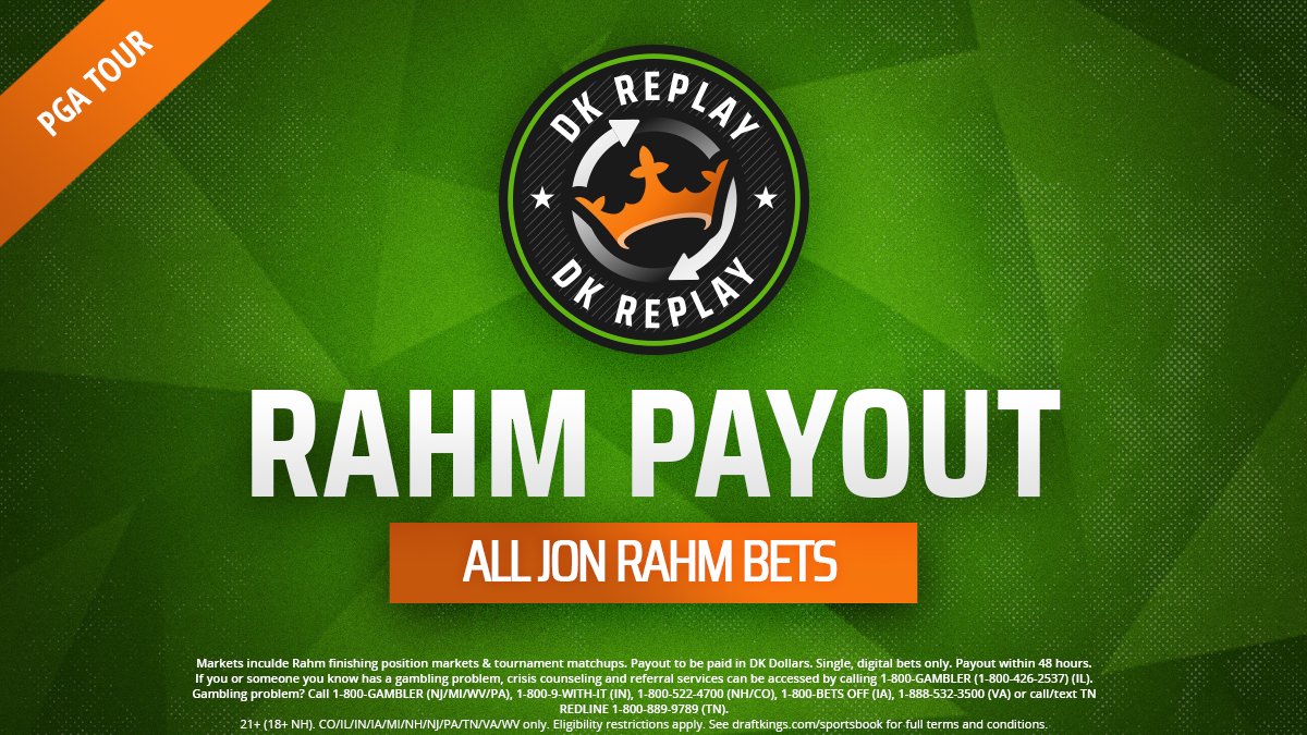 DraftKings Sportsbook on Twitter "With Jon Rahm's withdrawal from the Memorial Tournament, we