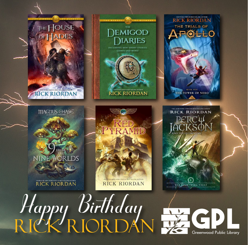 Happy Birthday to author Rick Riordan! 