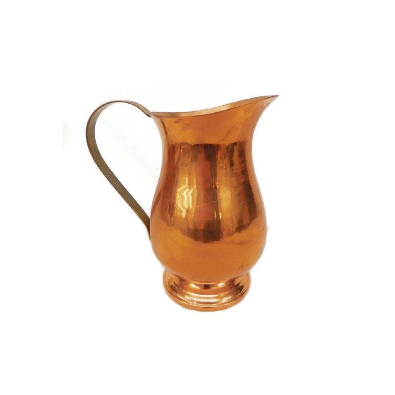 JunkYardBlonde's tweet image. Rustic Copper and Brass Pitcher Vase 9" Tall etsy.me/3iqGyMV #copper #servingpitcher #waterpitcher #rustic #largesizeurn #primitive #copperpitcher #ornatehandle #gotvintage