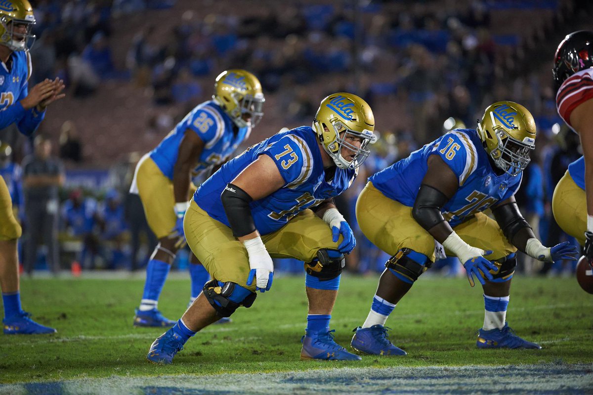 After a great conversation with <a href="/CoachJFrye/">Justin Frye</a> and Coach Kelley, I’m incredibly excited to announce that I have received an offer to play football at UCLA! <a href="/UCLAFootball/">UCLA Football</a>