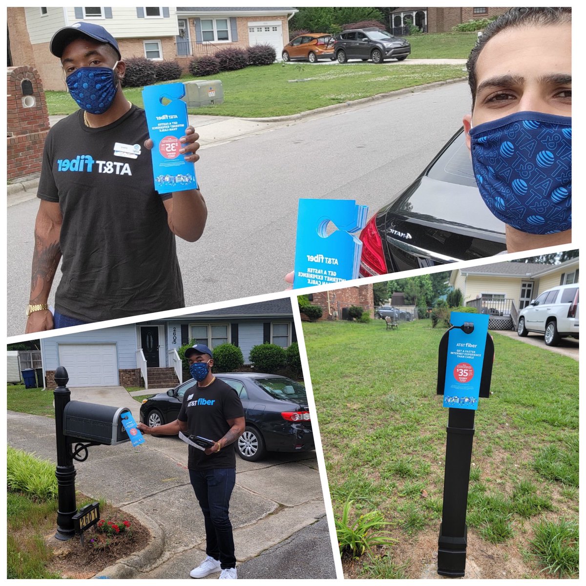 The White Oak team out in the neighborhood again this weekend to spread the word about AT&amp;T Fiber!!!
#WinLocal #attemployee #Fiber #BestDeals <a href="/ElonaM5/">ElonaM</a> <a href="/AllyG52/">Allyson Gilberto</a> <a href="/jerryfornwalt/">Jerry Fornwalt</a> @BuegelerS <a href="/404girl/">Betsy Francis</a>