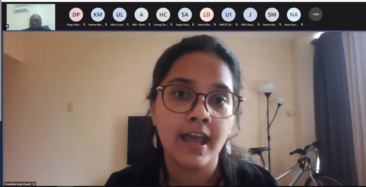 Intervention by Pratishtha Singh of Climate Action Network Canada <a href="/CANRacCanada/">CAN-Rac Canada</a> 

"We call on the session chairs to ensure observers can contribute in a meaningful in #SB2021. Do not shut us out! The #ClimateEmergency needs all voices. 
People power, climate justice" ✊🏽