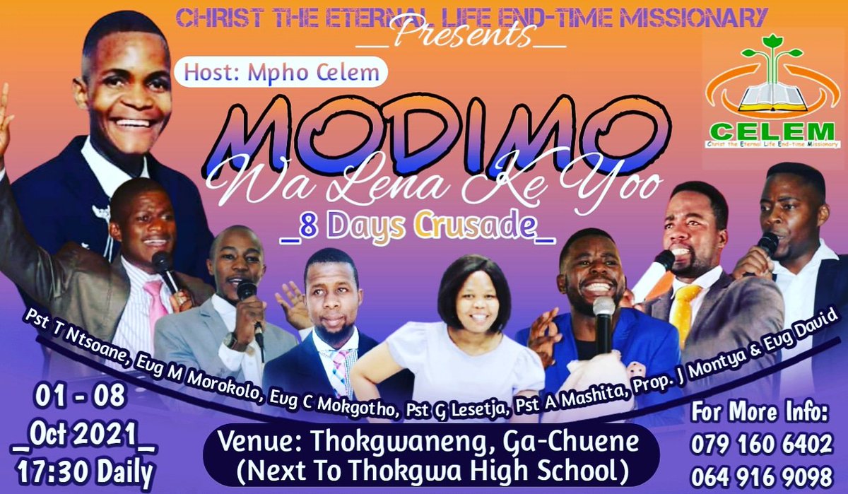 ApostleCelem's tweet photo. See you there https://t.co/gkMUyQFXX5
