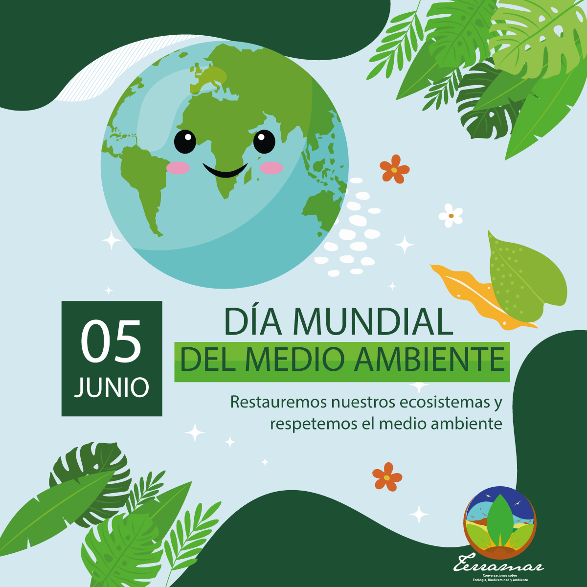 Cuidemos nuestro planeta, es nuestro hogar.🌎🌊🐻🐸🐧🐦🦋🐳🌲🍄 #DiaMundialDelMedioAmbiente