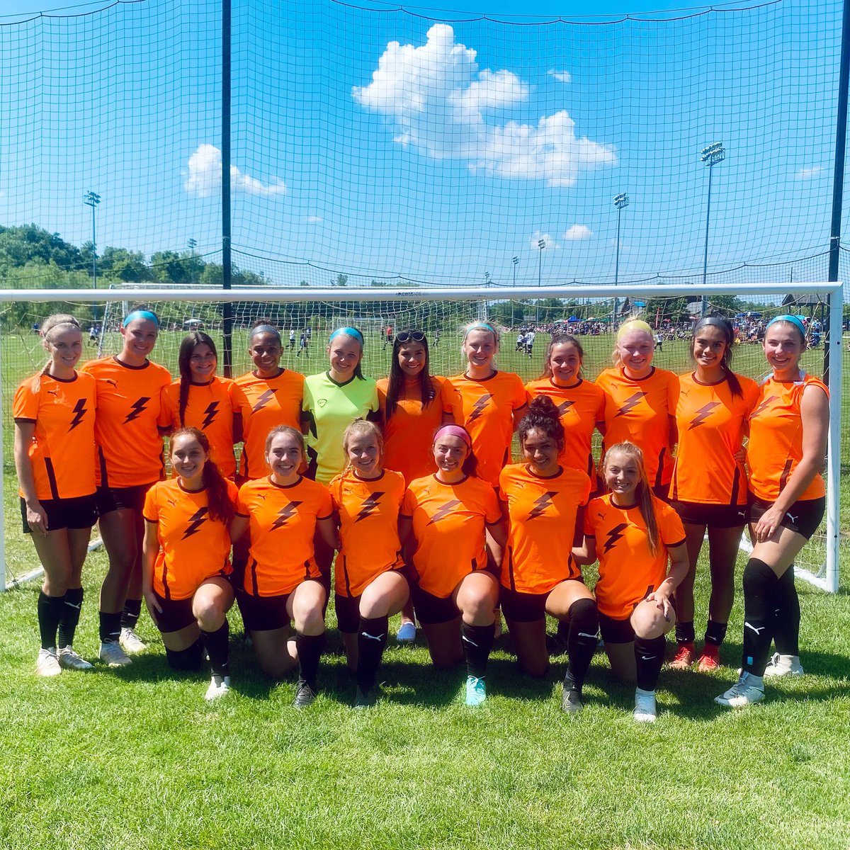 ckystormsoccer1's tweet photo. Congratulations to our 02 Girls White for winning their State Cup game today.  

Multiple injuries and had to play a defender down but the STORM rolls on!  ⚡️

Wish them luck and prayers for recovery. Next game tomorrow morning at 10:00 am! https://t.co/hBeZ22S4Ux