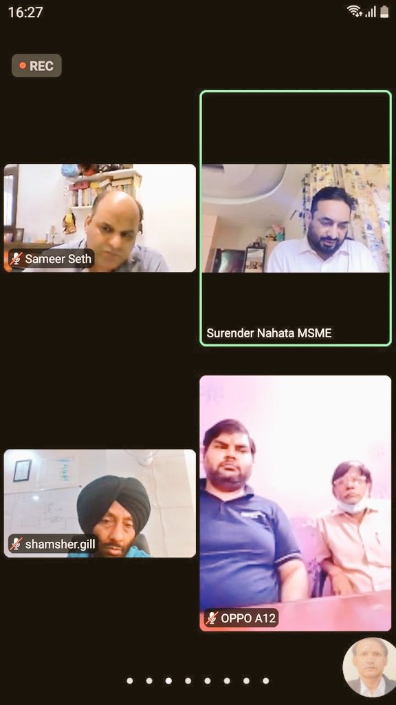 MsmeRegd's tweet photo. online meeting organized by MSME PRESIDENT @NahataNoida with @noidapolice 
@ADCP_C_Noida Shri Ankur Aggarwal addressed the MSME  regarding rules, conditions and precautions to maintain decorum to avoid another chance  of Lockdown.MSME members also kept their issues to him #unlock https://t.co/g4zzoc8cX8