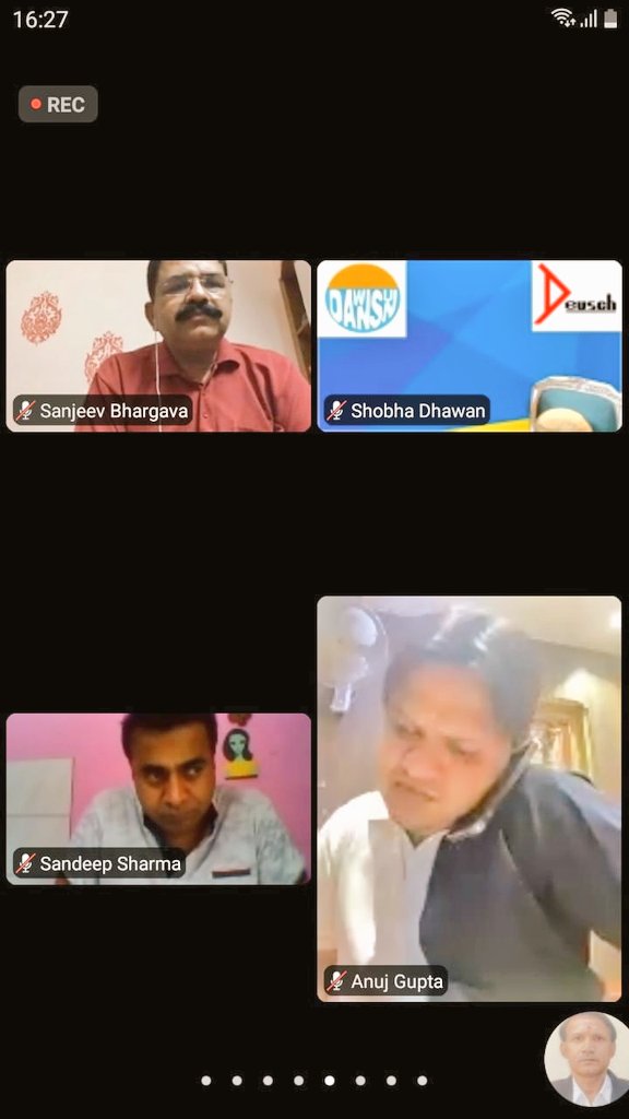 MsmeRegd's tweet photo. online meeting organized by MSME PRESIDENT @NahataNoida with @noidapolice 
@ADCP_C_Noida Shri Ankur Aggarwal addressed the MSME  regarding rules, conditions and precautions to maintain decorum to avoid another chance  of Lockdown.MSME members also kept their issues to him #unlock https://t.co/g4zzoc8cX8