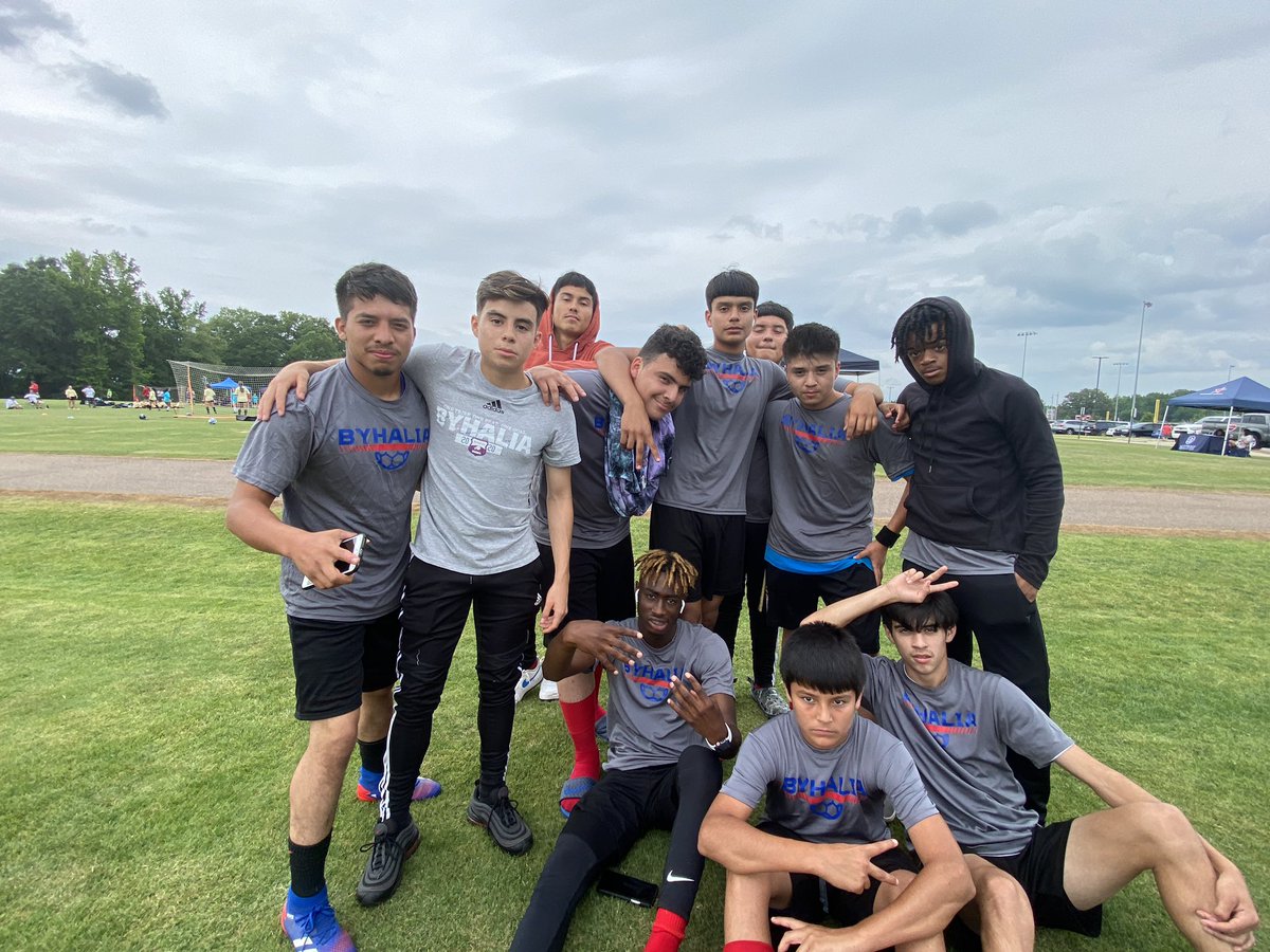 In action today at the NWCC 7v7 matchups. This morning the boys dropped game 1 to Desoto Central and secured a victory in game 2 against Magnolia Heights. We have a young group with a lot of fight! Come see us. #FNRTB #byhaliasoccer