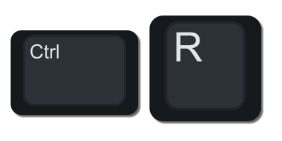 Control R is REFRESH! Instead of clicking on the button in your browser add this keyboard shortcut to your skills list.  #keytips