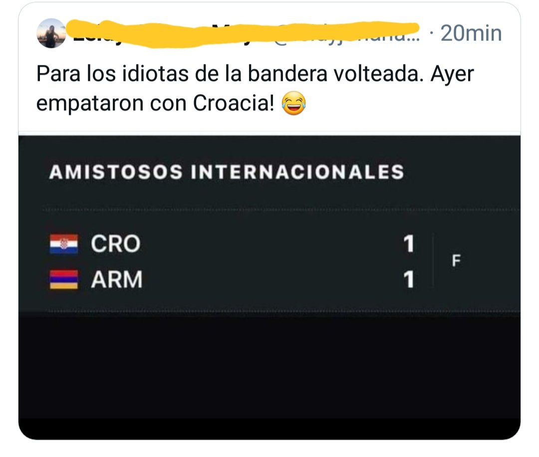 <a href="/FALCAO/">Radamel Falcao</a> La bandera se respeta, no sea ignorante. Investigue bien que es lo que está pasando en Colombia para que no haga el ridículo.