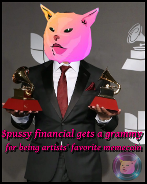 00Emp2's tweet photo. @PUSSYFinancial since I started with you, I have learned so many important things, it is a great honor to participate in these events that motivate cognitive creativity, $PUSSY thank you for existing... HERE MY PARTICIPATION WITH MEMES! 
#cryptocurrency #memecoin #newgem #contest #pussyfinancial https://t.co/kl0Vhg7HUA