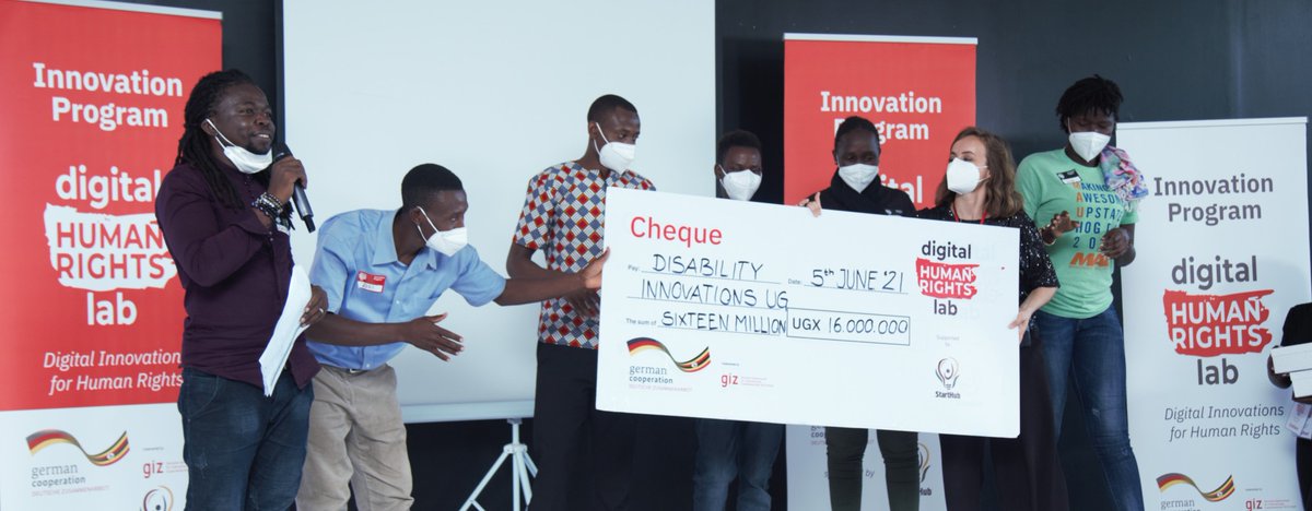 Congratulations to the Disability Innovations Uganda. We hope that this step will further your work in enabling access to SRHR information. #Innovation4HumanRights #BeHeard