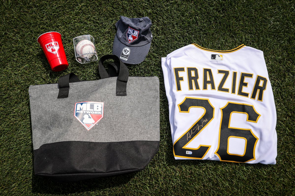 Pittsburgh Pirates (@pirates) on Twitter photo RETWEET THIS for a chance to win an <a href="/MLBNetwork/">MLB Network</a> prize pack, including a baseball signed by Harold Reynolds and a jersey signed by Adam Frazier! RETWEET THIS for a chance to win an <a href="/MLBNetwork/">MLB Network</a> prize pack, including a baseball signed by Harold Reynolds and a jersey signed by Adam Frazier!