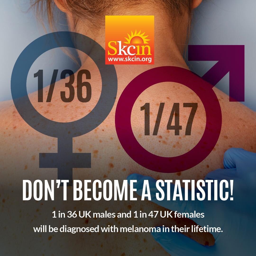 SkcinCharity's tweet image. Rates of melanoma are rising faster than any other cancer in Britain. Why is that? Is it because there is still a genuine lack of awareness regarding the dangers of UV radiation and how to enjoy the sun safely?

There’s much work to be done, but WE ARE making a difference!