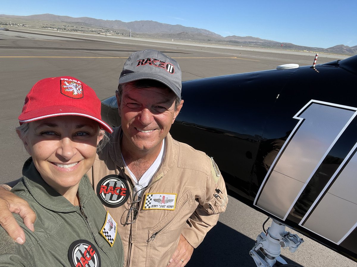 flyJivefly's tweet image. Jive and Lunar are on the ramp at Reno-Stead Airport for the @RenoAirRaces Pylon Racing School with Ivan the L-39! Time to race!

#renoairraces #airracepilot #letsgoracing
