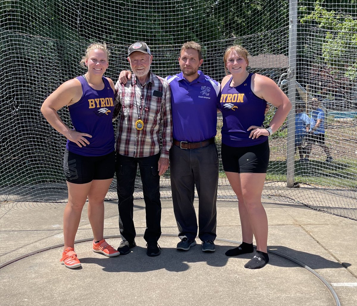 The Marvin twins combined for 32 points at the MHSAA State Finals today, a great ending to amazing throwing careers at Byron. <a href="/sarahmarvin_23/">Sarah Marvin</a> <a href="/becky_marvin/">Becky Marvin</a>