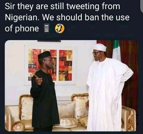 EJIMVIP's tweet image. Oya Buhari the commander command right away 🤣😂😂
