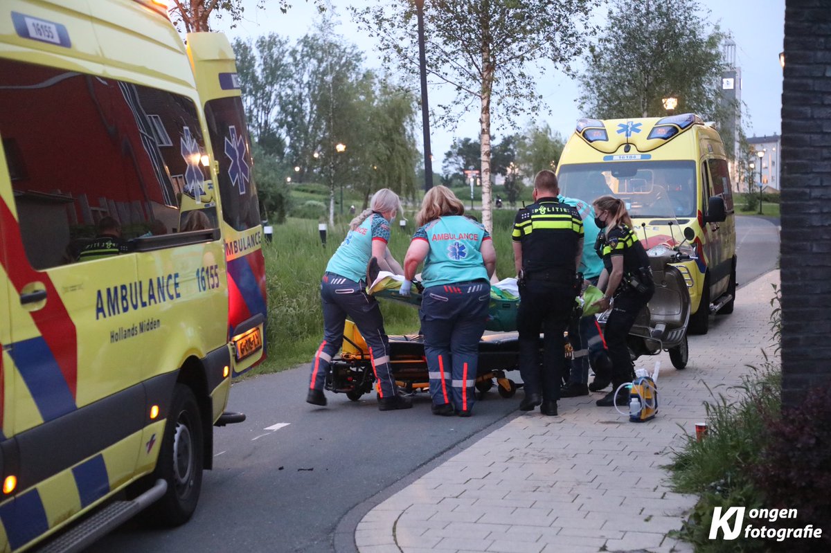 Melding aanrijding Driemanschapskade Leiden
