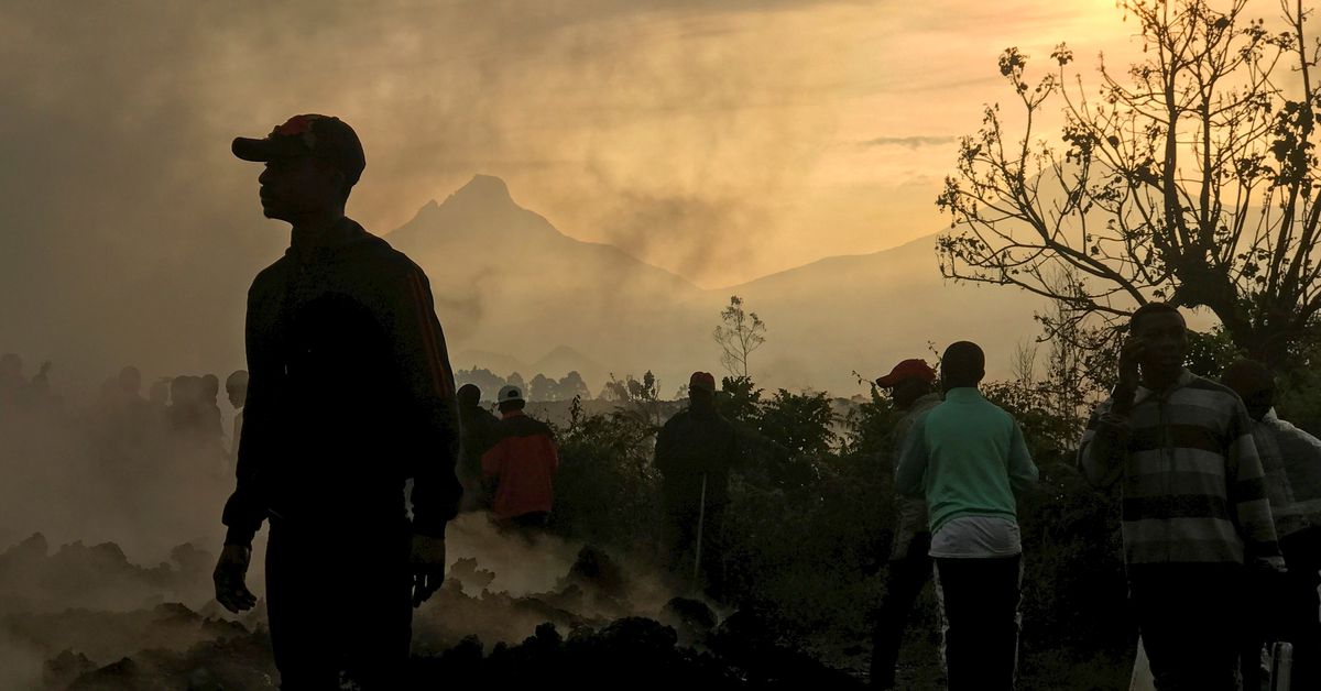 Reuters's tweet photo. Congo volcano observatory failed to predict eruption due to mismanagement, say workers https://t.co/s52NFHdMNA https://t.co/4RYc5XP8iV
