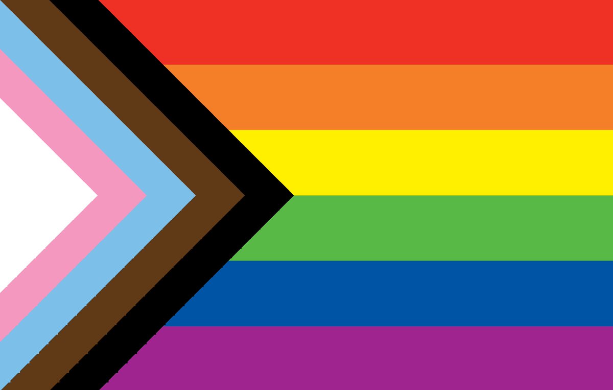 Let's breakdown the #ProgressPrideFlag colors #Pride2021 Edition (a thread)
