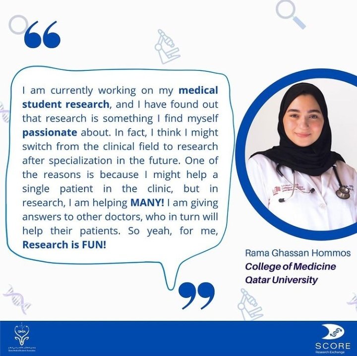 score_qmsa's tweet photo. #SCORERecaptime
One of the primary objectives of SCORE is to engage directly with the community and increase awareness about research and it's importance! We did so by asking the healthcare students what research meant to them and all of them shared different perspectives! https://t.co/5NCSTdCKO3