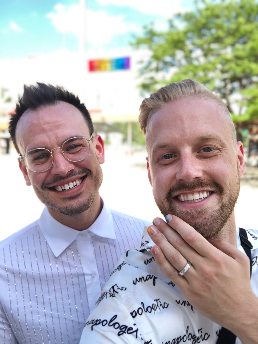 Your dads are engaged!