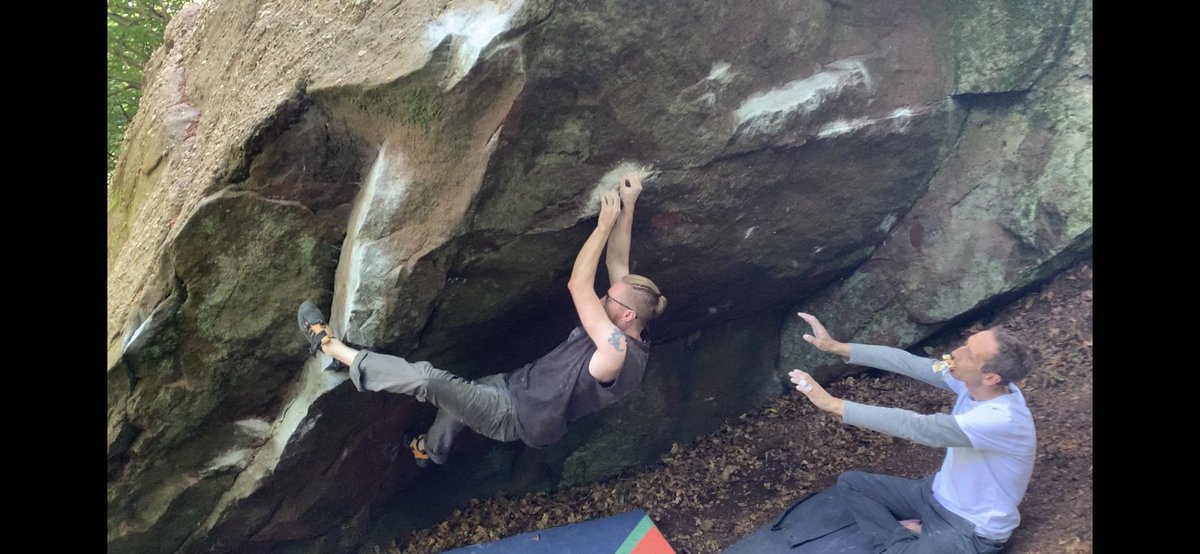 roots_climbing's tweet photo. Forest of Dean bouldering keeps getting better. New guidebook out soon. Get the lowdown from the locals who developed the best rigs in the area. #bouldering #forestofdean https://t.co/uIuCpGRsZB