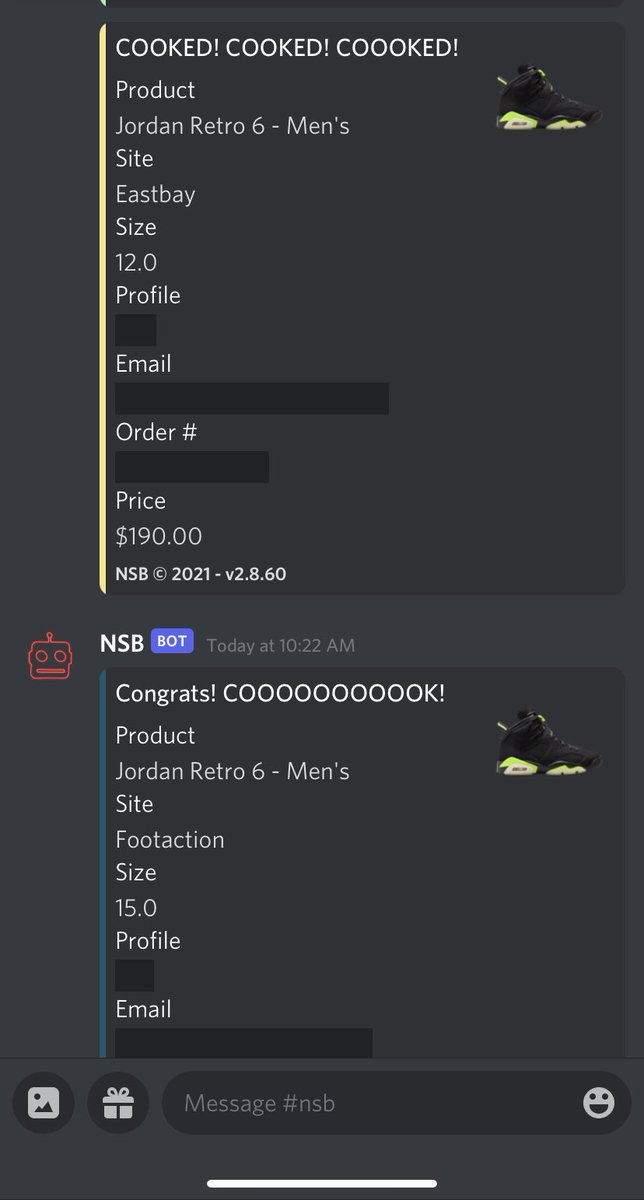 nycbeardgod's tweet photo. @NSBSneakerBot did it again with the help of @ScarletProxies #infrared https://t.co/xXT0TekaH1