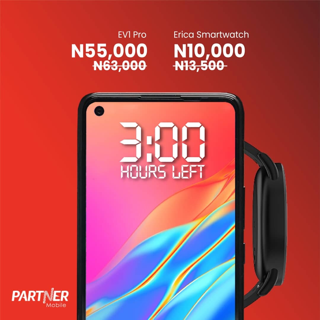 partnermobileng's tweet image. ⚠️Up To 25% OFF!! Last Chance!!

3 hours left for you to grab The #EV1PRO and #Ericasmartwatch  and get up to 25% discount.

Have you taken advantage of it?

#PartnerWithErica right now by clicking the link in bio or visit @shopkonga to get yours!

This offer ends 12 midnight!