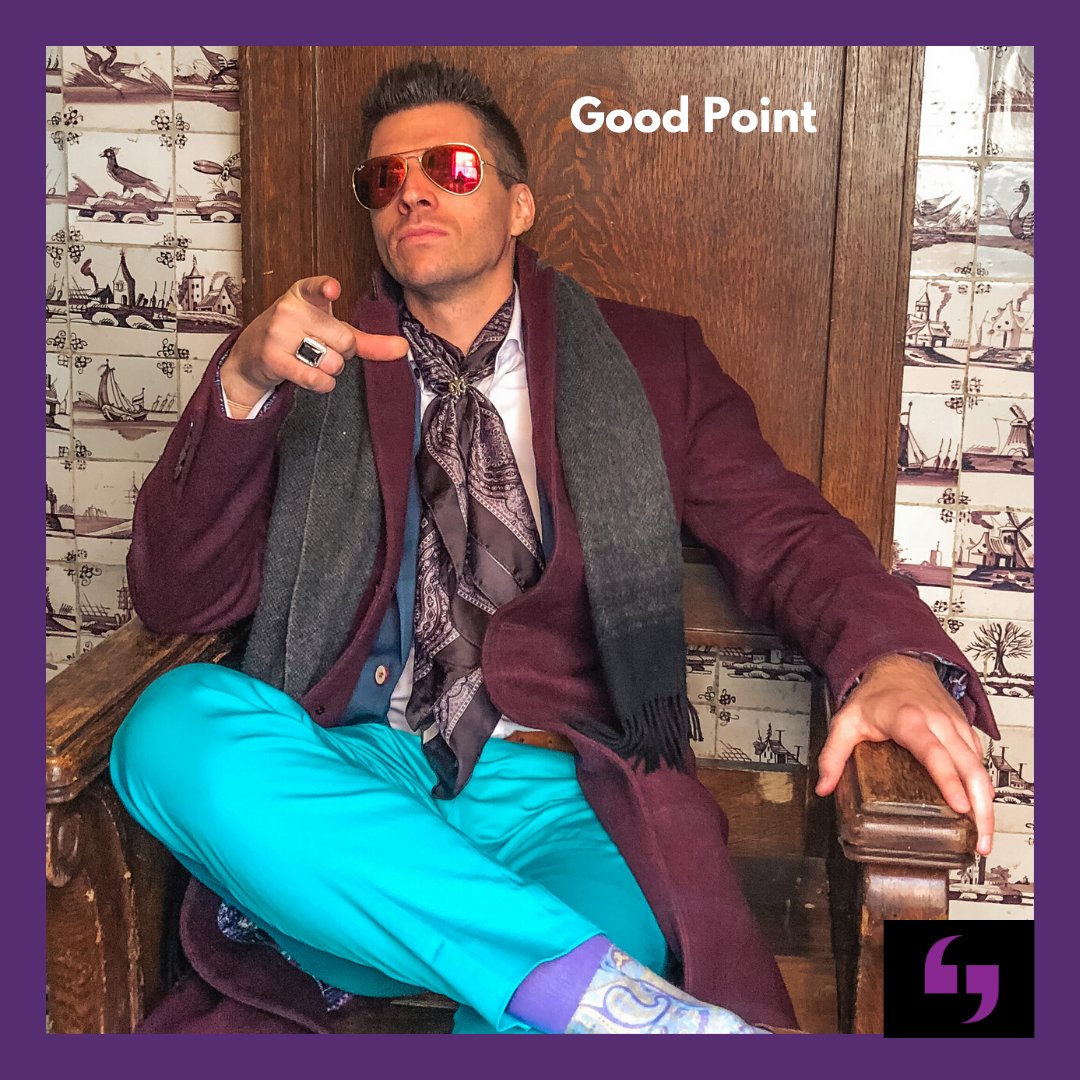 This is my good point face