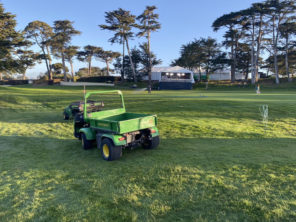 Incredible job by @TheOlympicClub  Equipment Manager Phil and his team keeping the @JohnDeere equipment dialed in for the @uswomensopen. It was an experience of a lifetime!!! Congrats to everyone involved @PacificGolfTurf #trustedbythebest #johndeeregolf