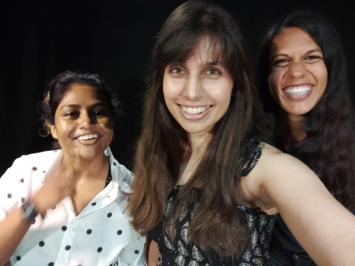 CGdoescomedy's tweet photo. Huge thanks to everyone who came to see us today @VAULTFestival what a kick ass gig! 😊🙏🏽✌🏽💜 #funnyfemmes https://t.co/hQ1WN4kUMj