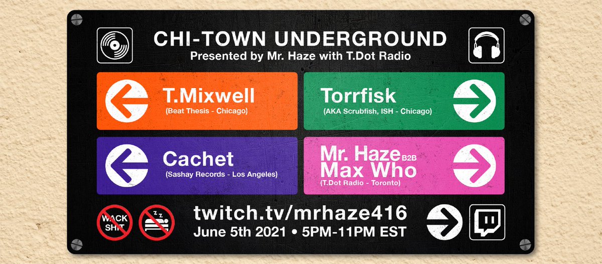 LIVE LINK : Twitch.tv/mrhaze416

A special edition of T Dot Radio!! I go on 8pm-11pm CST!