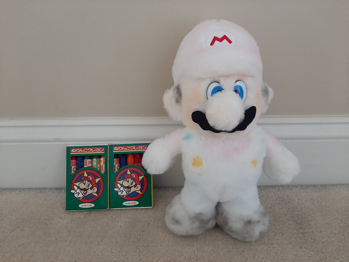white mario plush