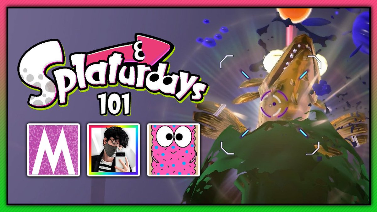 ThomasJAshwell's tweet photo. Episode 101 of #Splaturdays is out now! We're playing #SalmonRun with @bolmoe, @Eyrie_ and @FirePopTart! https://t.co/czZ2T14mOd https://t.co/RCy7UIAfab