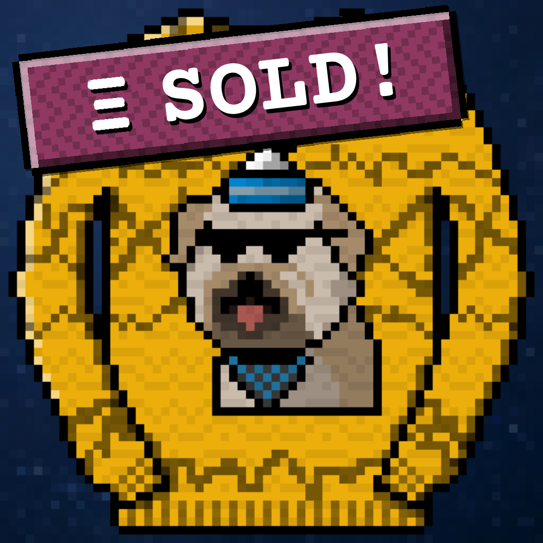BitKnitSweaters's tweet image. 🧶🐶 BITKNIT SOLD! 🐶🧶

A huge shoutout and thank you to @pxlhns for taking #059 Dusty Worthless Dog off the sweater rack! Welcome to the #YarnSquad!

#BitKnitSweaters #NFTCommunity #NFTs #NFT #NFTCollector #NFTCollectors