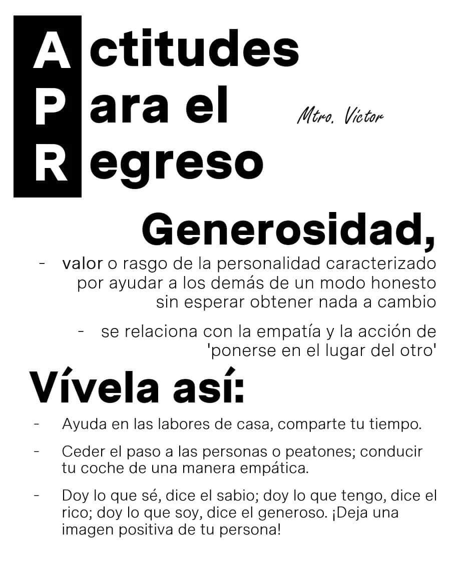 victormaguer's tweet photo. Actitudes para el regreso a la nueva normalidad
#mastervic #educacion https://t.co/E5Dr7n5RDe