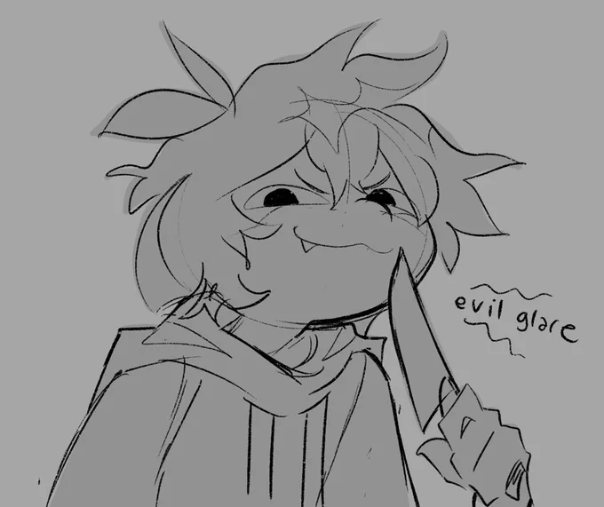 looks at u with EVIL INTENT 