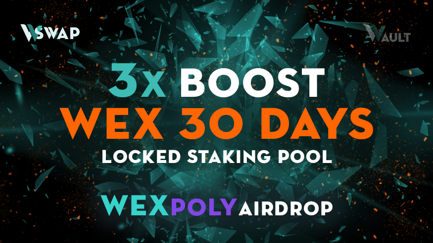 Wault_Finance's tweet photo. W'ere boosting 3x the APR of the WEX 30 Days Locked Staking Pool!

Stake here to qualify WEXpoly #Airdrop
https://t.co/WwFHR868k7

#bsc #defi #YieldFarming #cryptotrading #crypto https://t.co/4sBbc4LaAS