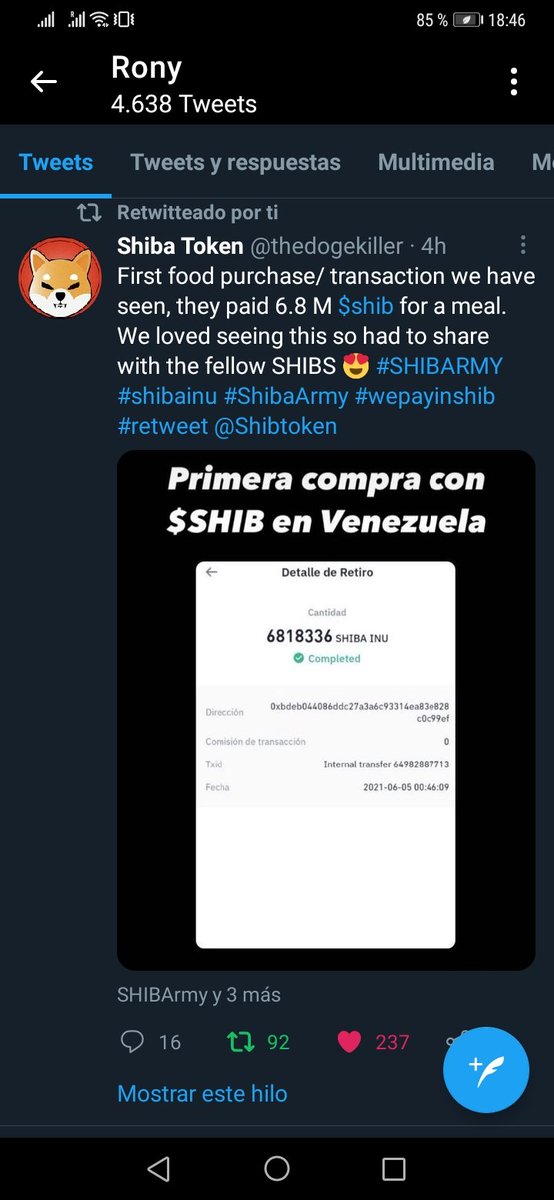 ronykick24's tweet photo. $Inu $Shiba, crazy histories is coming 😅😅, it's inevitable the World is changing so faster!! 🍻🎊🎊🗺️💯🙌 Just we need to wait, keeping and Holding!! @Crypto_Sisters, @DJCrypto_ https://t.co/N37PVRRP3y