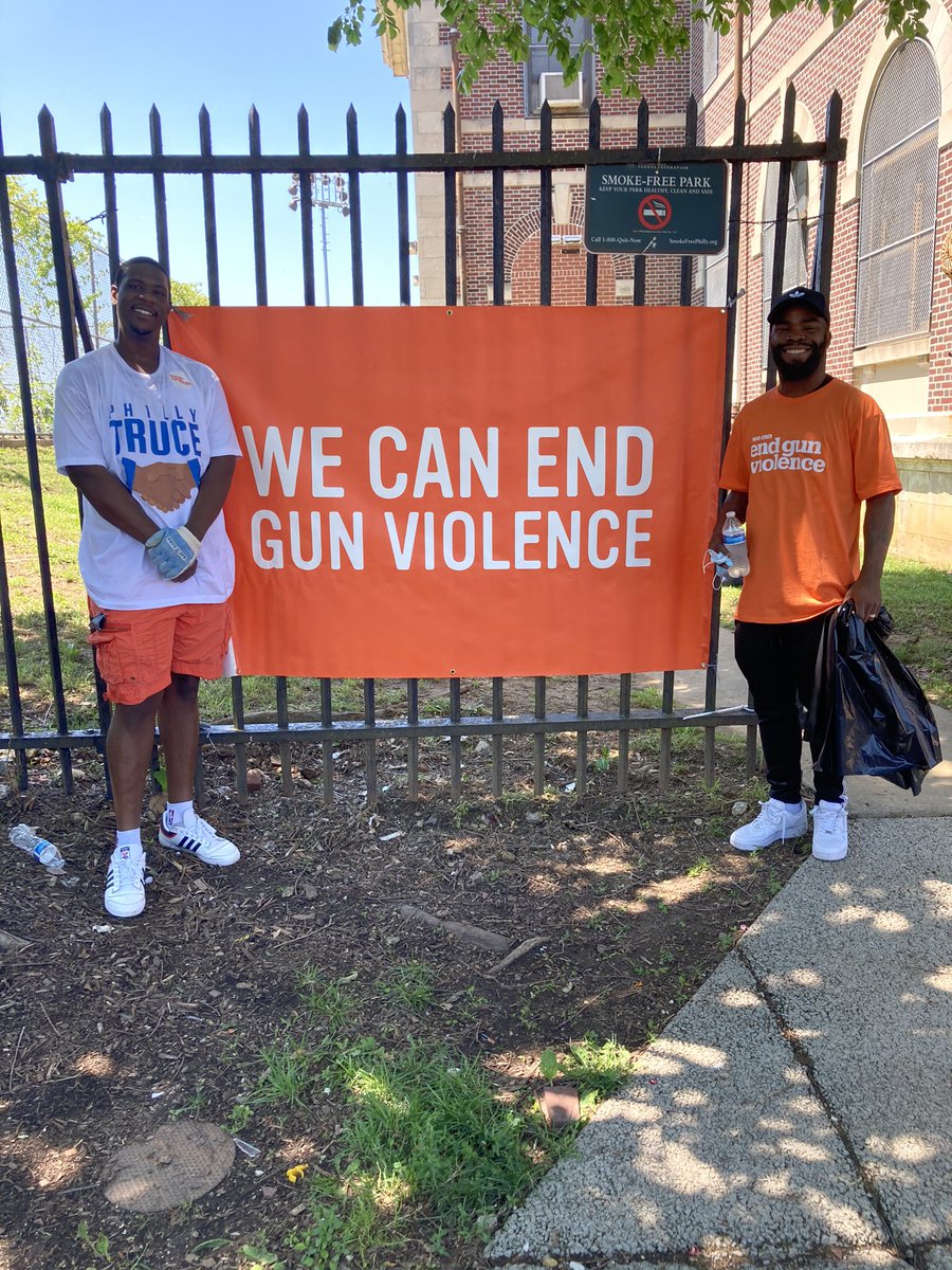 MichaelforPa's tweet image. Major shout out to @MomsDemand @CeaseFirePA @PhilaParkandRec @blackclergyphl @SenatorHaywood for showing up and showing out at today’s #WearOrange event!! In the first pic peep myself and the P&amp;amp;R commissioner with our rec center lean!!! 🧡🧡 #EndGunViolence #EndGunViolenceNow