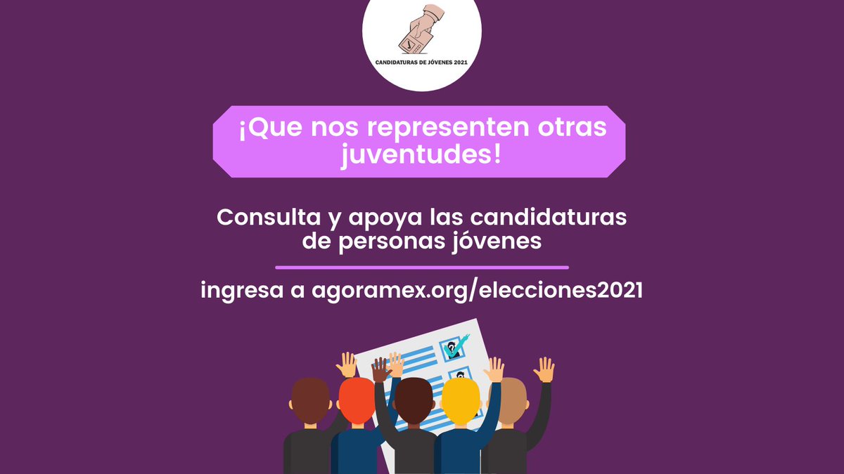 agora_mex's tweet photo. ¿Ya tienes tu INE para ir a votar mañana? Encuentra tu casilla en https://t.co/UMlRK0qH7v ¡Vota por personas jóvenes en estas #EleccionesMX! https://t.co/K6j1kobqN4