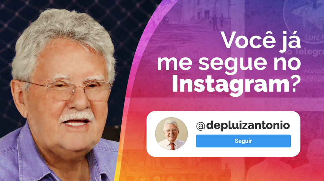 Venha acompanhar nosso mandato no Instagram. Vamos juntos nessa instagram.com/depluizantonio 

#depluizantonio #federaldointerior #deputadoluizantonio #deputado #deputadofederal