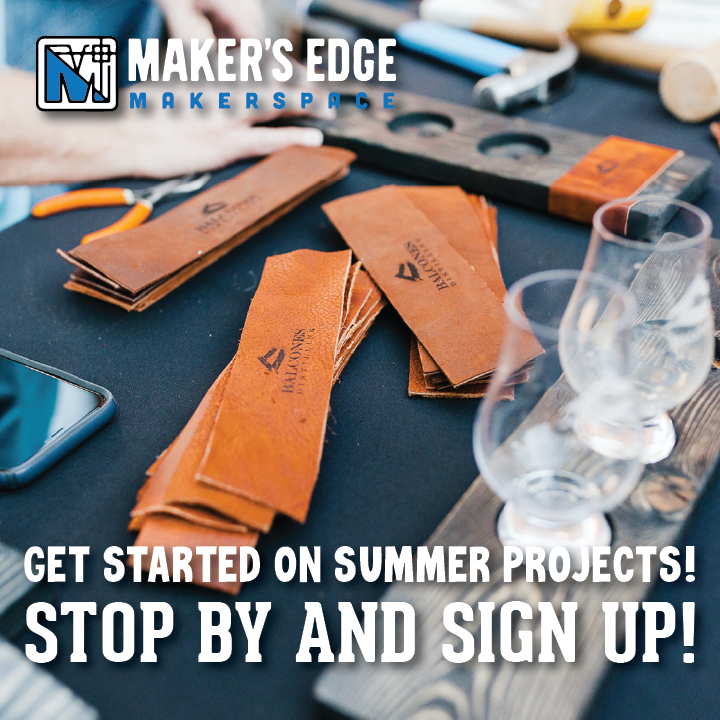 MakersEdgeWaco's tweet photo. Got some summer DIY? Maker's Edge has the tools you need! Check out our website or stop by for a tour! https://t.co/e4Dx3QjLvn