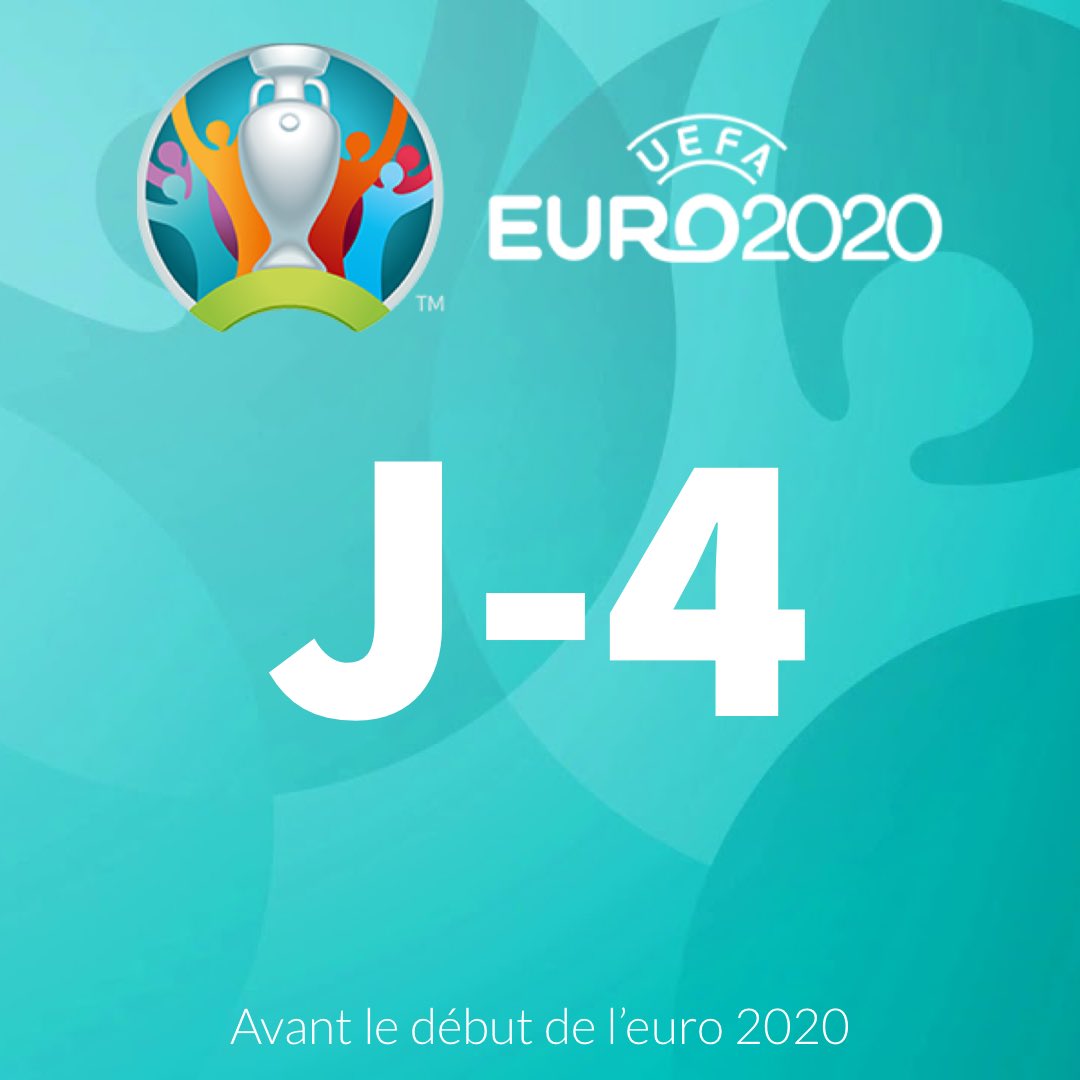 M6Inter's tweet photo. J-4 avant le début de l’euro 2020 les matchs seront à suivre en Direct sur M6 International pour le Canada, L’Afrique et l’es États-Unis, en France ça sera a suivre sur M6. #Euro2020 #UEFAEURO2020 #M6 #M6Internarional @EURO2020FR @EURO2020 @equipedefrance https://t.co/2n1PQRbYo0