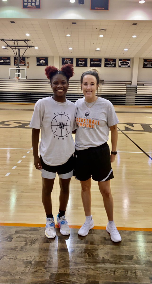 Great Day <a href="/TusculumWBB/">Tusculum Women's Basketball</a> elite camp thanks for the invite <a href="/coach_map/">Meagan Price</a>